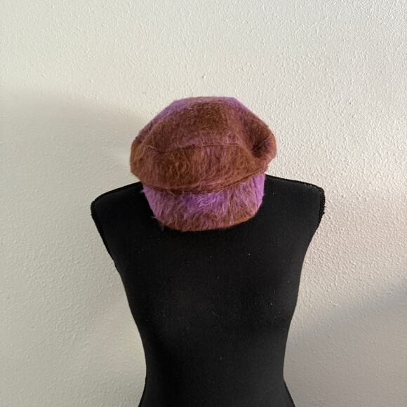 NWOT -Free People Upstate Wool Cadet Cap Pink/Rose - One Size - Picture 7 of 9